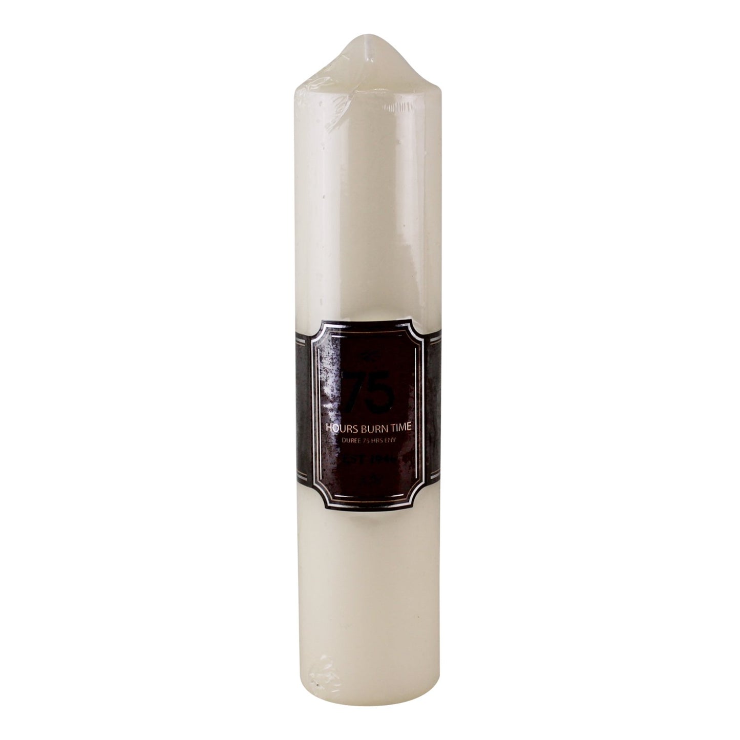 White Pillar Candle - 50 & 75 Hours Burn Time (various sizes available, click image for details)