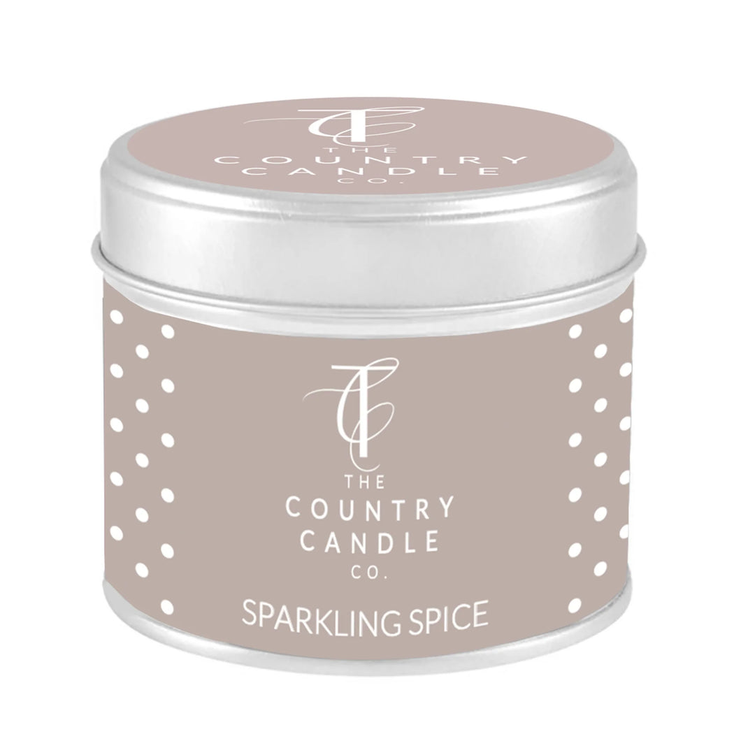 The Country Candle - Sparkling Spice Candle Tin