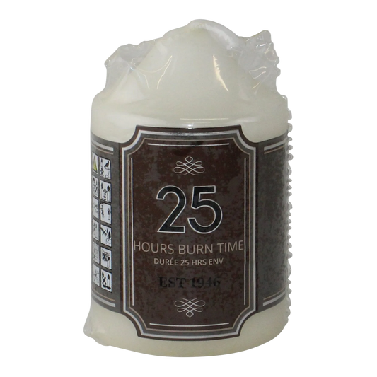 Church Pillar Candle (25 Hours Burn Time)