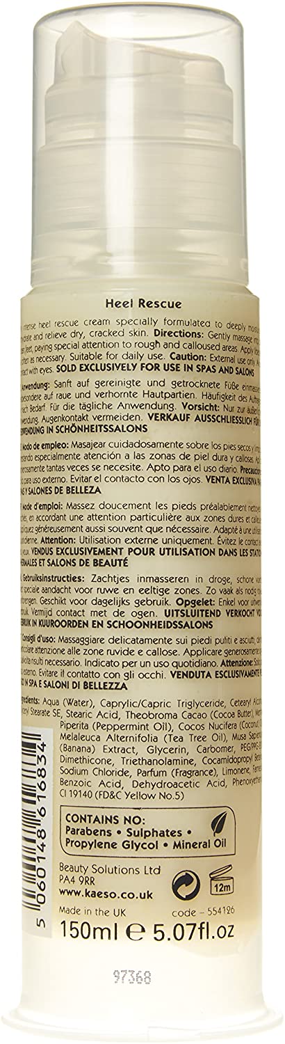 Kaeso Banana and Peppermint SOS Heel Rescue Cream 150 ml
